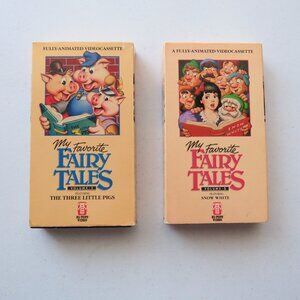 My Favorite Fairy Tales The Three Little Pigs, Snow White Volume 2, 5 Lot of 2
